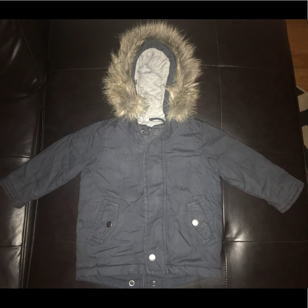 Toddler Boys Old Navy Canvas Parka Jacket 18-24 mo
